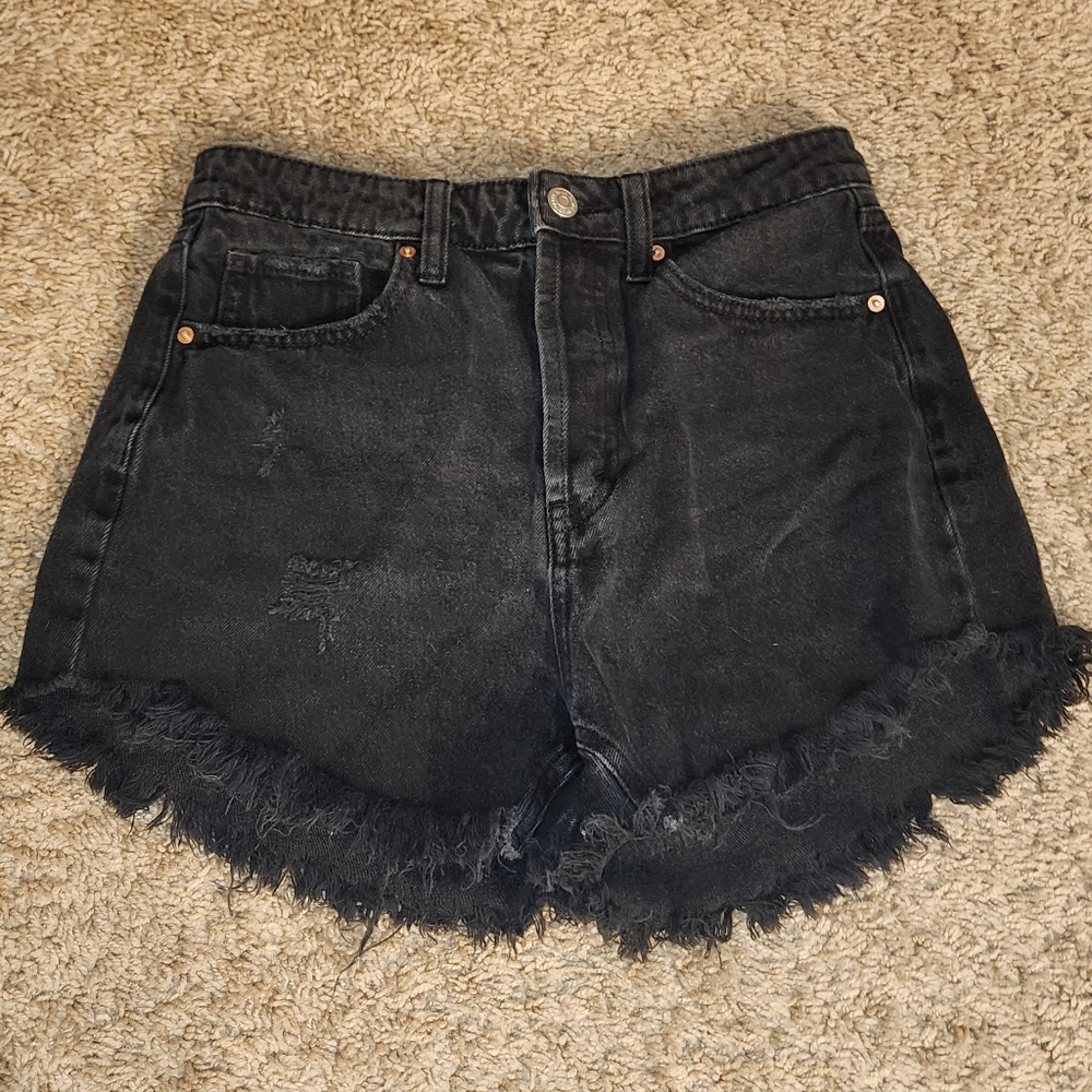 Wild Fable High Waisted Button Up Jean Shorts